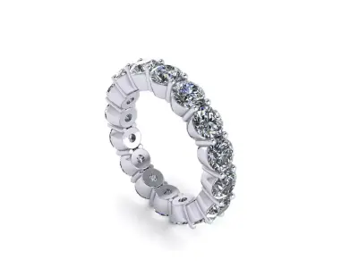 Women Diamond Fashion Ring R3 3D print model