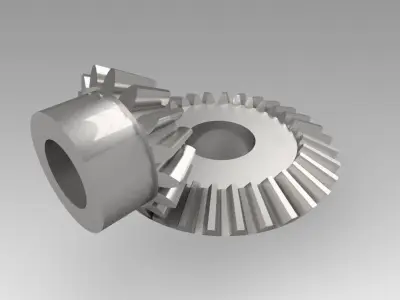 pinion conical 3D model