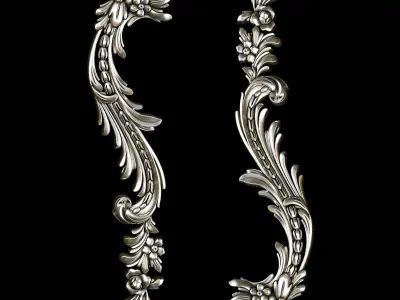 Classic carved 069 3D model