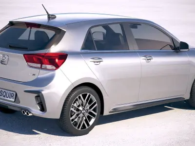 Kia Rio GT Line 2018 3D model
