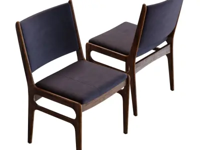 Crate and Barrel Blythe Dining Chair 3D model