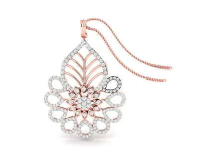 Pendant Earrings combo - 0073 3D print model