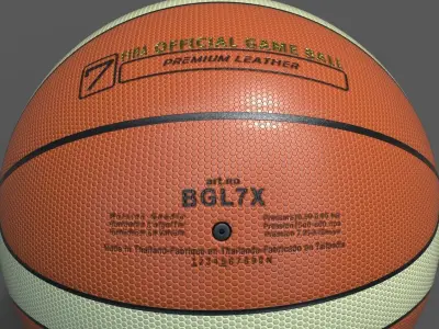Molten Official Basketball World Cup Ball  3D model
