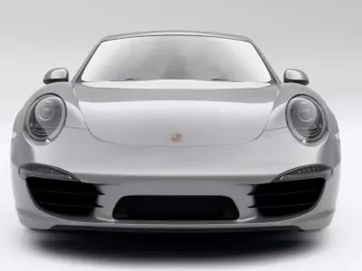 Porsche 911 Carrera 4S Low-poly 3D model