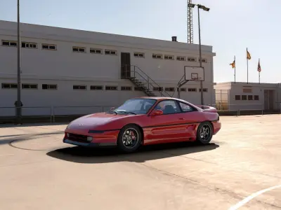 Toyota MR2 SW20 Rev2 Low-poly 3D model