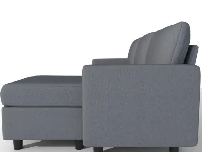 Modren Sofa Low-poly 3D model