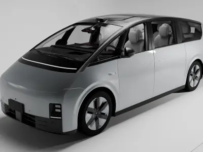 Li Auto Mega 2024 Low-poly 3D model