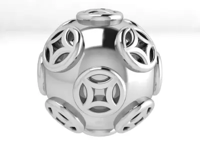 Star Pendant 3687 3D print model