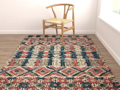 Rugs No 587 Low-poly 3D model