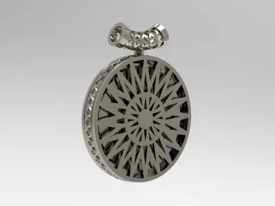 Pendant VIRGIN MARY N -164 3D print model