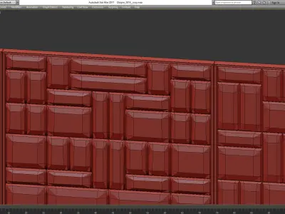 Headboard Premium 3d model Low-poly 3D model