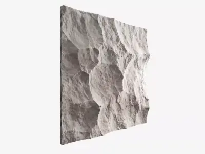 190-RockPanel piece of rock 3D model