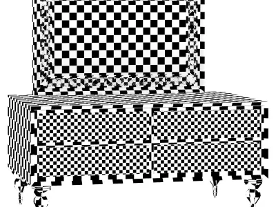 Viola dresser by elve luxury 3D model