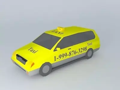 G Motors Luxor Taxi Version Free 3D model