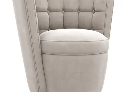 Luxury and Designer Furniture Chairs Deco Tub LINLEY 3d model Low-poly 3D model
