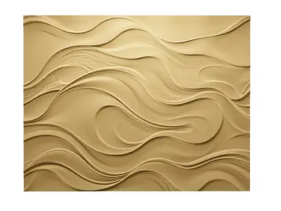modern panel wall decor set relief stl mural CNC 183 3D model