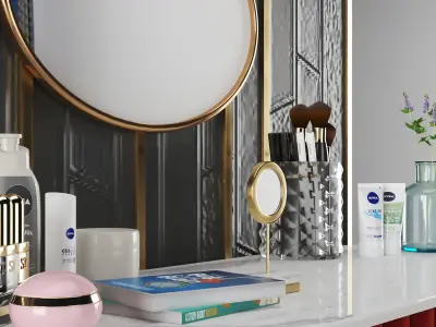 Modern Interior Set 374 3D model