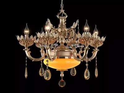 MD 89325-6-2 Osgona Chandelier 3D model