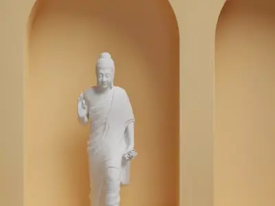 Buddha Idol 3d printable model 1 3D print model