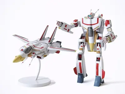 childrens vf-1j Toy Astrofortress 3D model
