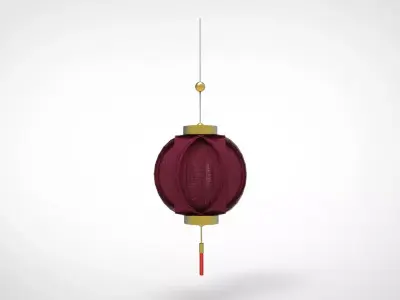 lantern L chinese 3D model