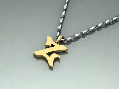 Pendant Z-z1 3D print model