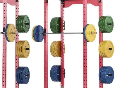 Liftdex Signature Power Rack 3D model