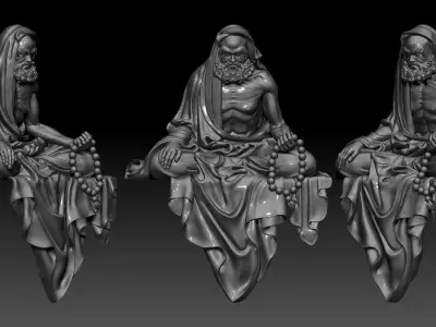 Bodhidharma  3D print model