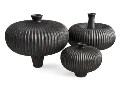 Mushroom vases 3D model