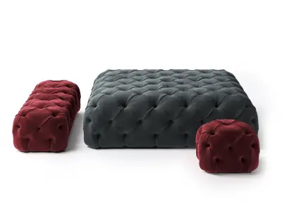 RollKing Pouf Collection 3D model