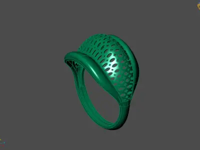 Plain Ring Women Ready STL 3DM Models Womens Rings 3D models 3D print model 17