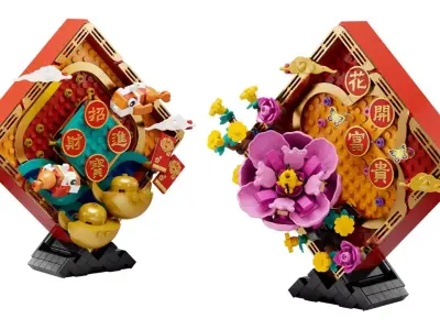 TwindBricks3D - 80110 Lunar New-Year Display 3D print model