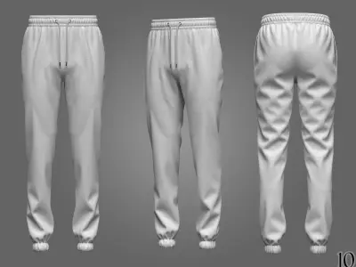 Mens Jogger 02 3D model