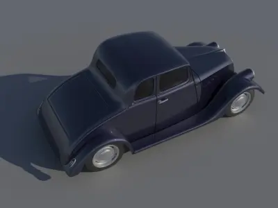 Willys Coupe 1933  3D print model