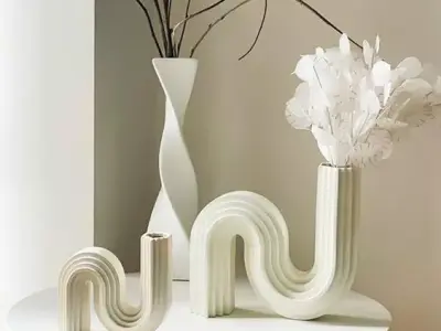 Nordic Style Modern Vase 3D print model