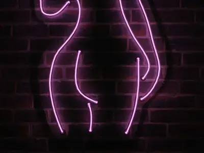 Neon 3D Model 13 - Body Shape 3 3D model