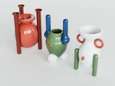 Explorer Vases 3D model