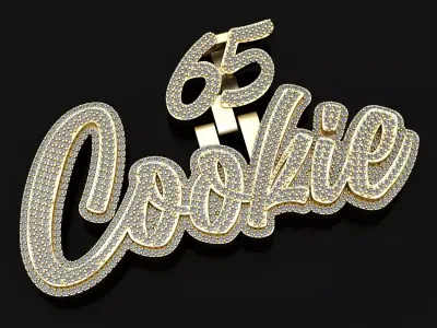 Luxury Diamond-Style 3D Printable Jewelry Model 3D print model