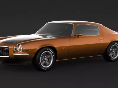 1973 Chevrolet Camaro Z28 3D model