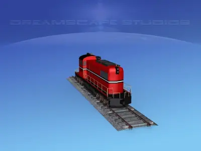 Diesel Locomotive V05 3D model