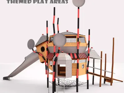 Themed play areas   3D model