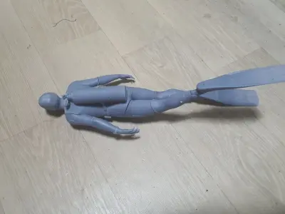 skin scuba 3D print model