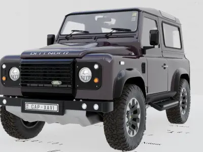 Defender Classic Works V8 3D model