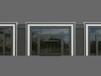 Office Building ID076 3D model