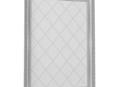 Aged Beveled Accent mirror 3D model