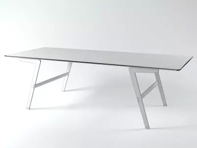Soffio Dining Tables 3D model