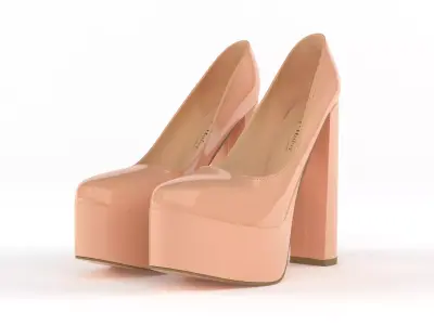 High Heels Women Shoes 3D model