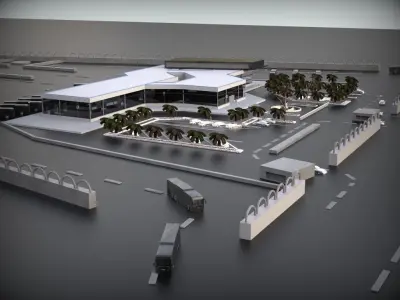Luxury  Terminal 3D model