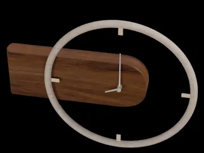 diy clocl wall 3D model
