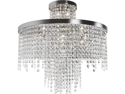 Chandelier Cascada chrome 62GDM-80230 3D model